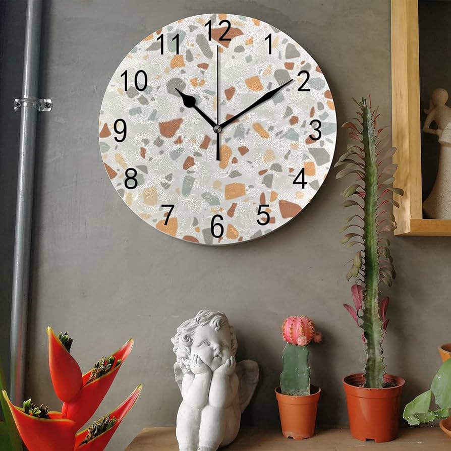 Colorful Ceramic Clock
