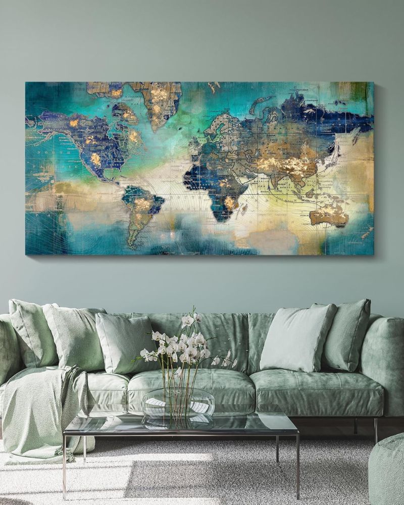 Gallery Wall Framed Maps