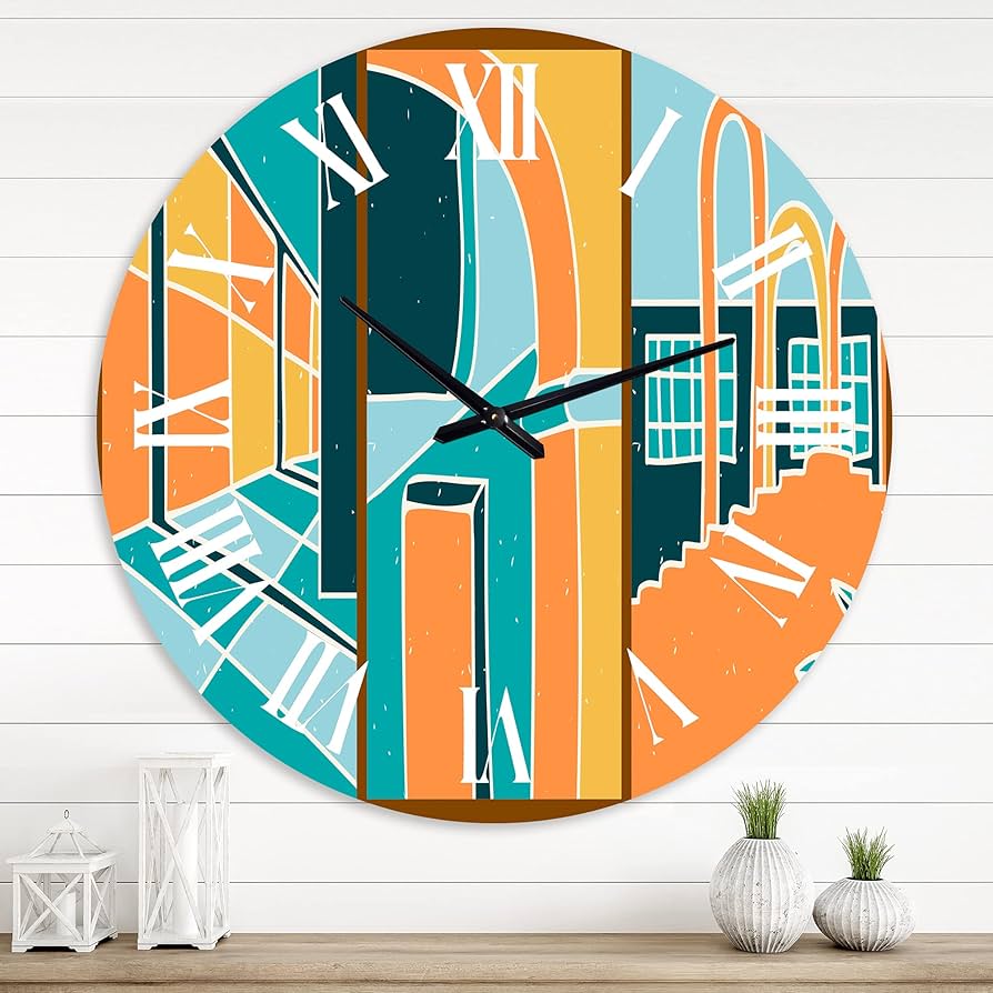Geometric Shape Clock