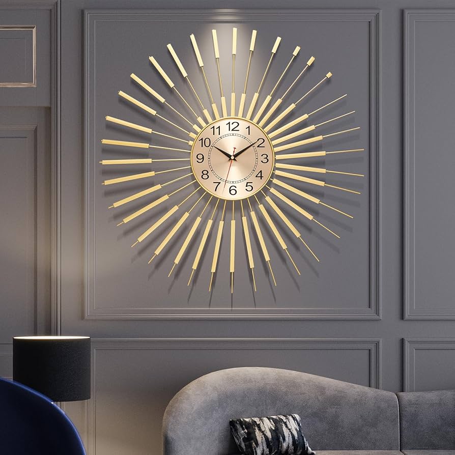 Sunburst Clock