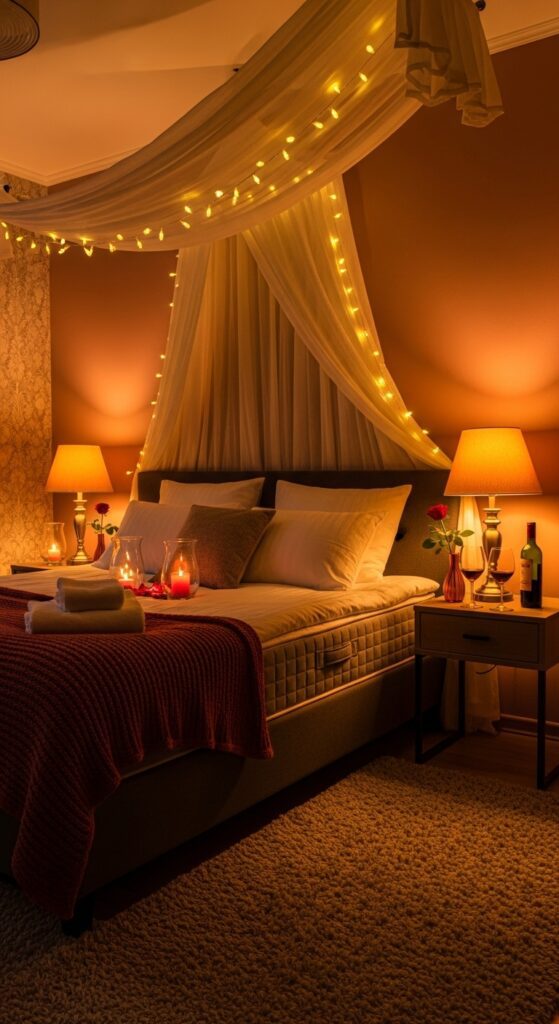 Warm Lighting for Romantic Evenings