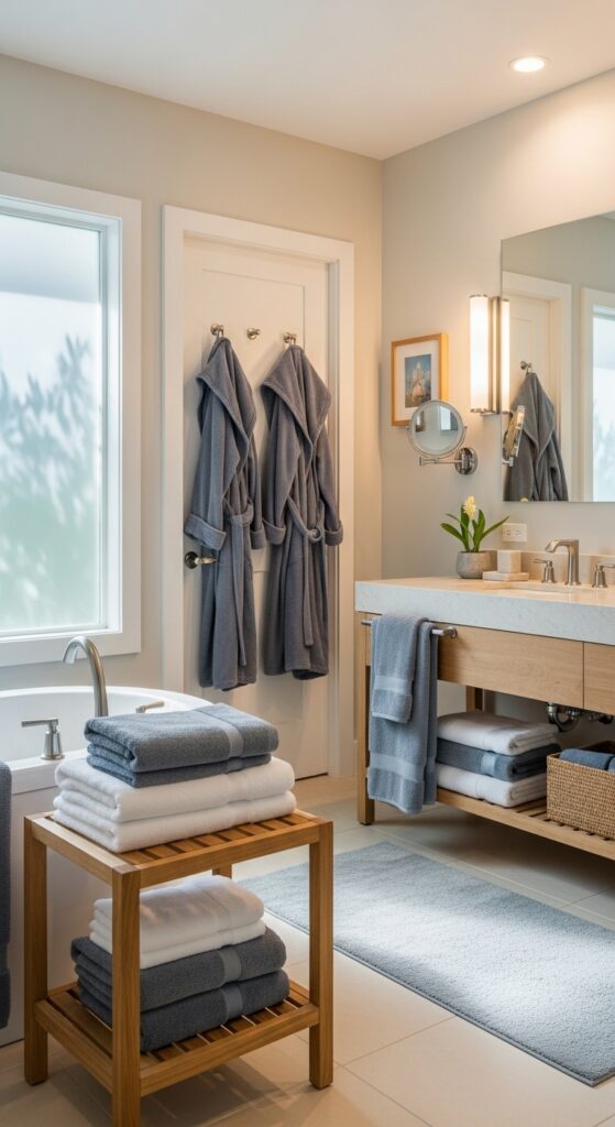 Go for Matching Towel Sets and Robes