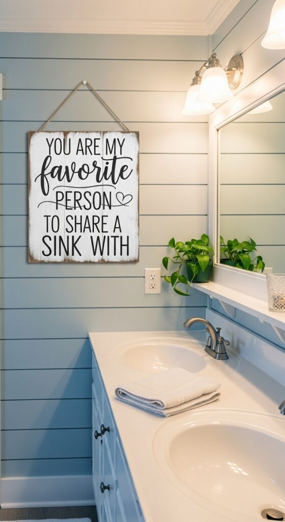 Hang a Love-Inspired Quote or Sign