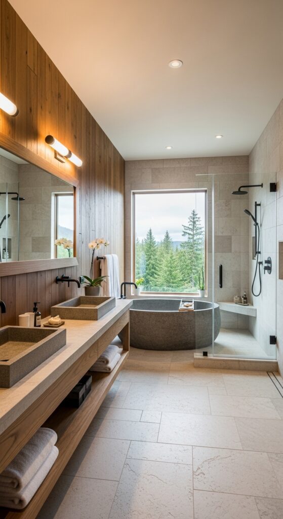 Incorporate Natural Materials Like Wood or Stone