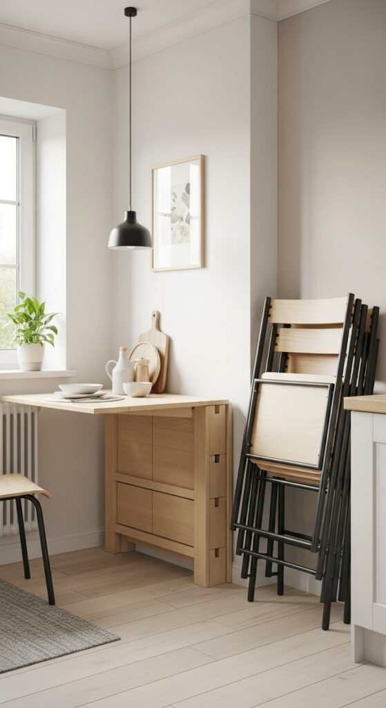 Stackable & Foldable Chairs Instant Space