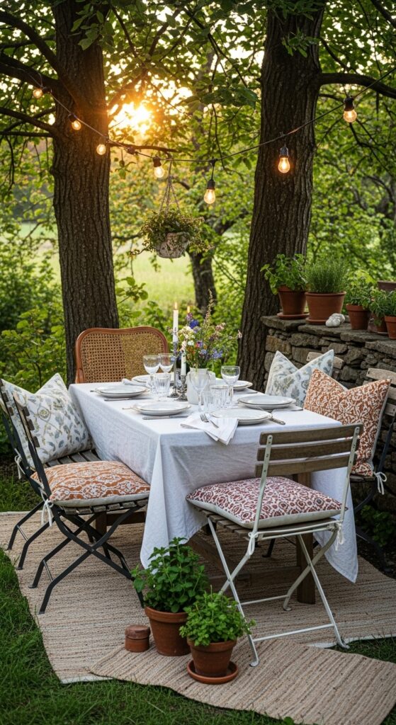 Build a Cozy Outdoor Dining Corner