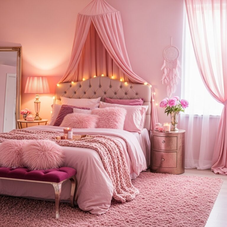 25 Pink Bedroom Ideas | Dreamy Decor Inspirations for a Cozy Bedroom