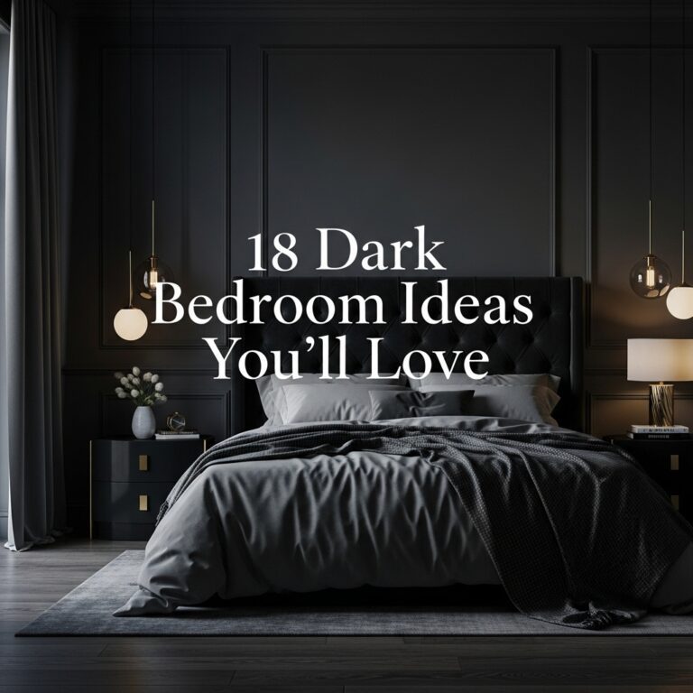 18 Dark Bedroom Ideas You’ll Love