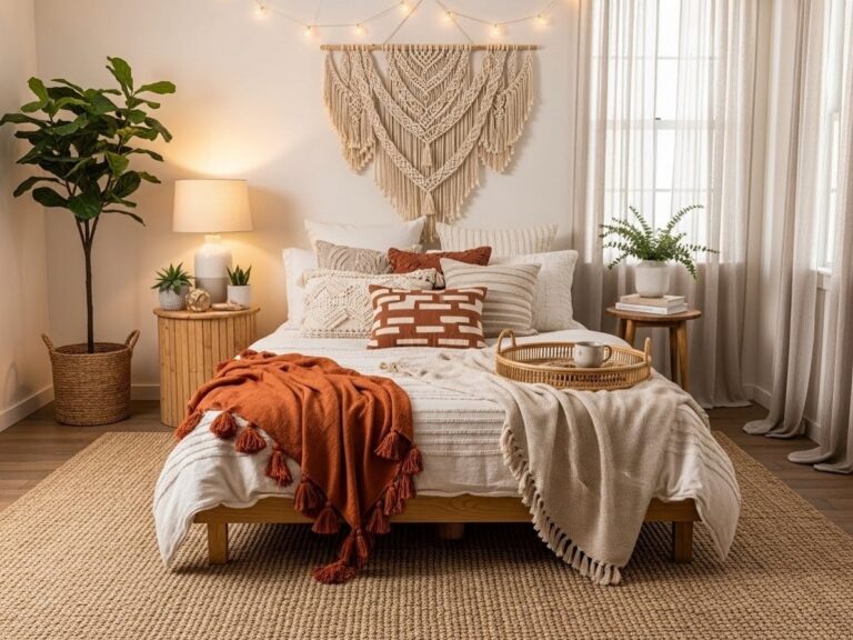 25 Cozy Boho Style Bedroom | Chic & Comfortable Decor Inspiration