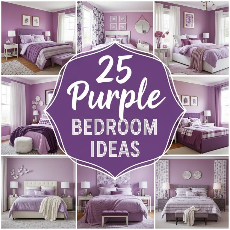 25 Purple Bedroom Ideas