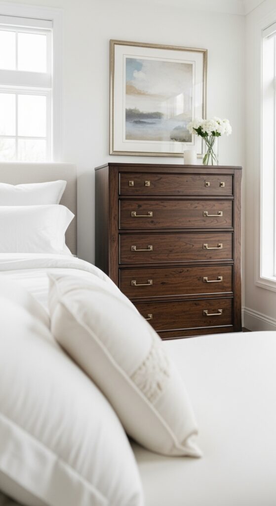 Dark Wood Bedroom Dresser