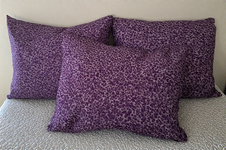 Patterned Purple Throw Pillows