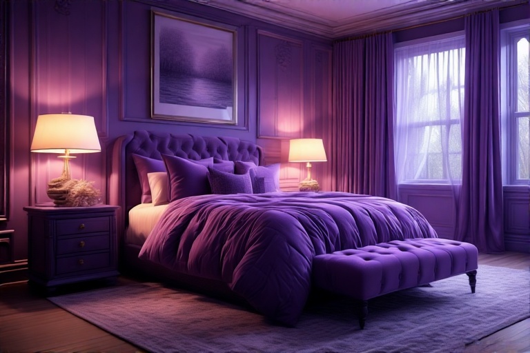 Purple Lamp Shades