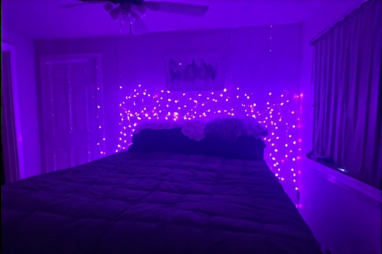Purple Bedroom Fairy Lights