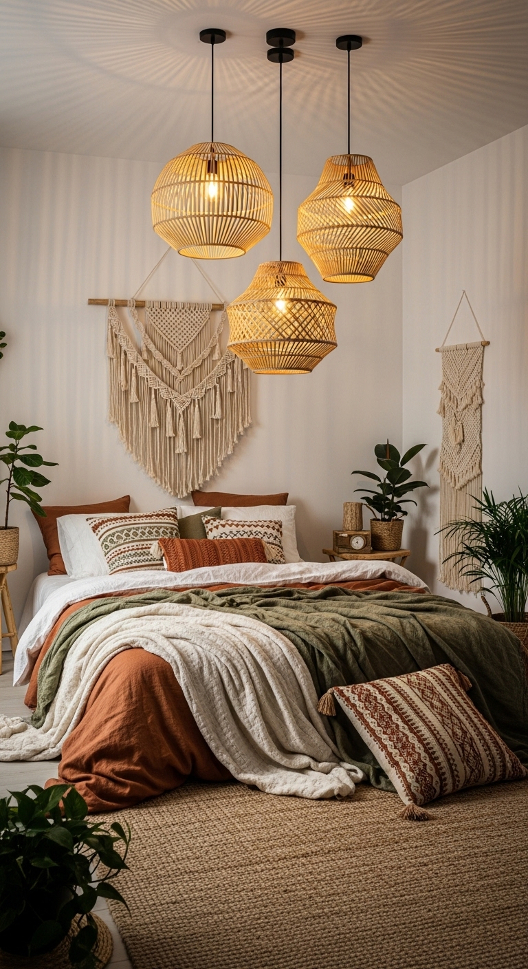 25 Boho Bedroom with Hanging Lights | Create a Cozy Retreat 9 image 128