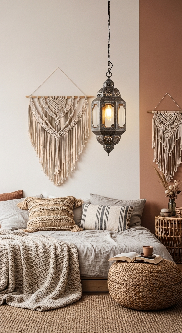 25 Boho Bedroom with Hanging Lights | Create a Cozy Retreat 17 image 134