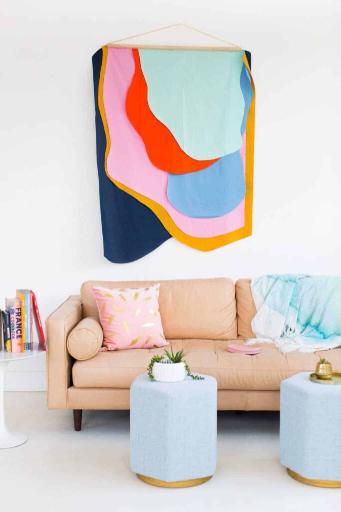 Hanging Fabric or Canvas Art