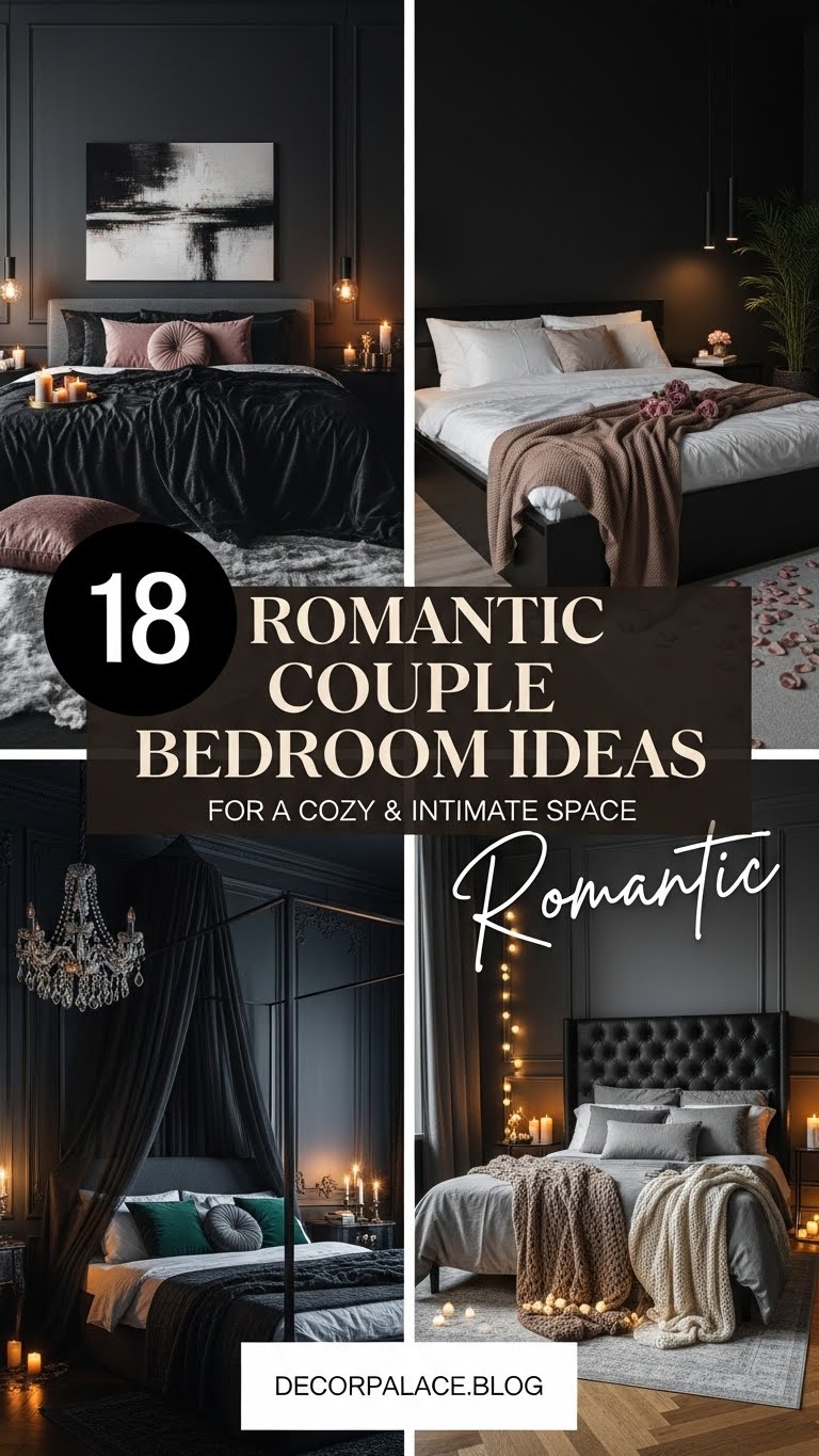 18 Romantic Couple Bedroom Ideas for a Cozy and Intimate Space