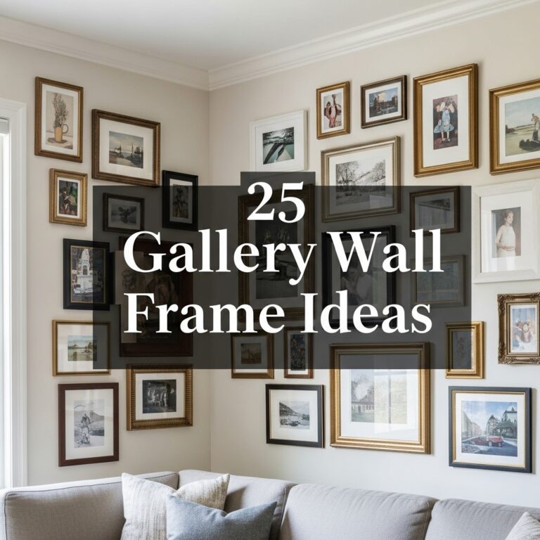 25 Gallery Wall Frame Ideas