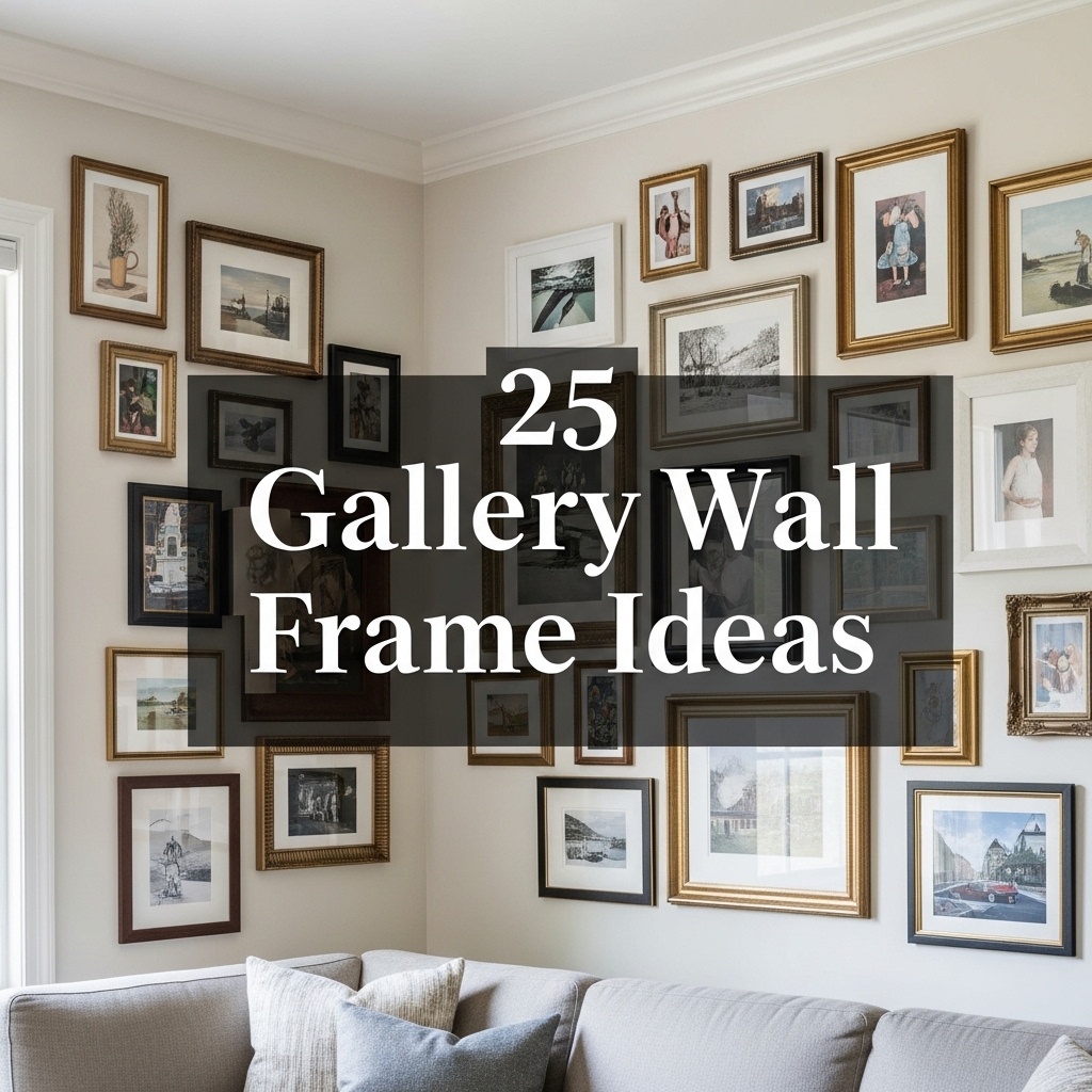 25 Gallery Wall Frame Ideas