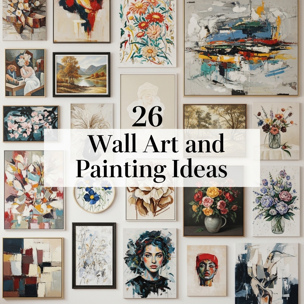 26 Wall Art and Painting Ideas