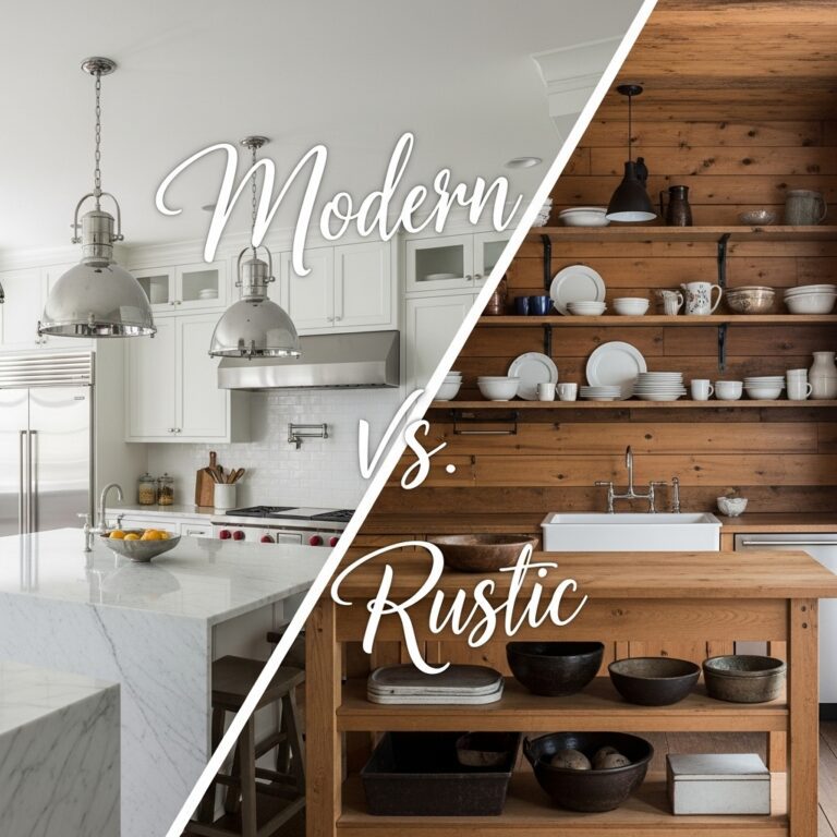 Modern vs. Rustic Which Kitchen Decor Style Is Right for You