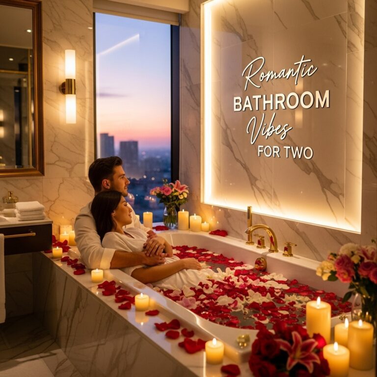 Romantic Bathroom Vibes for Two