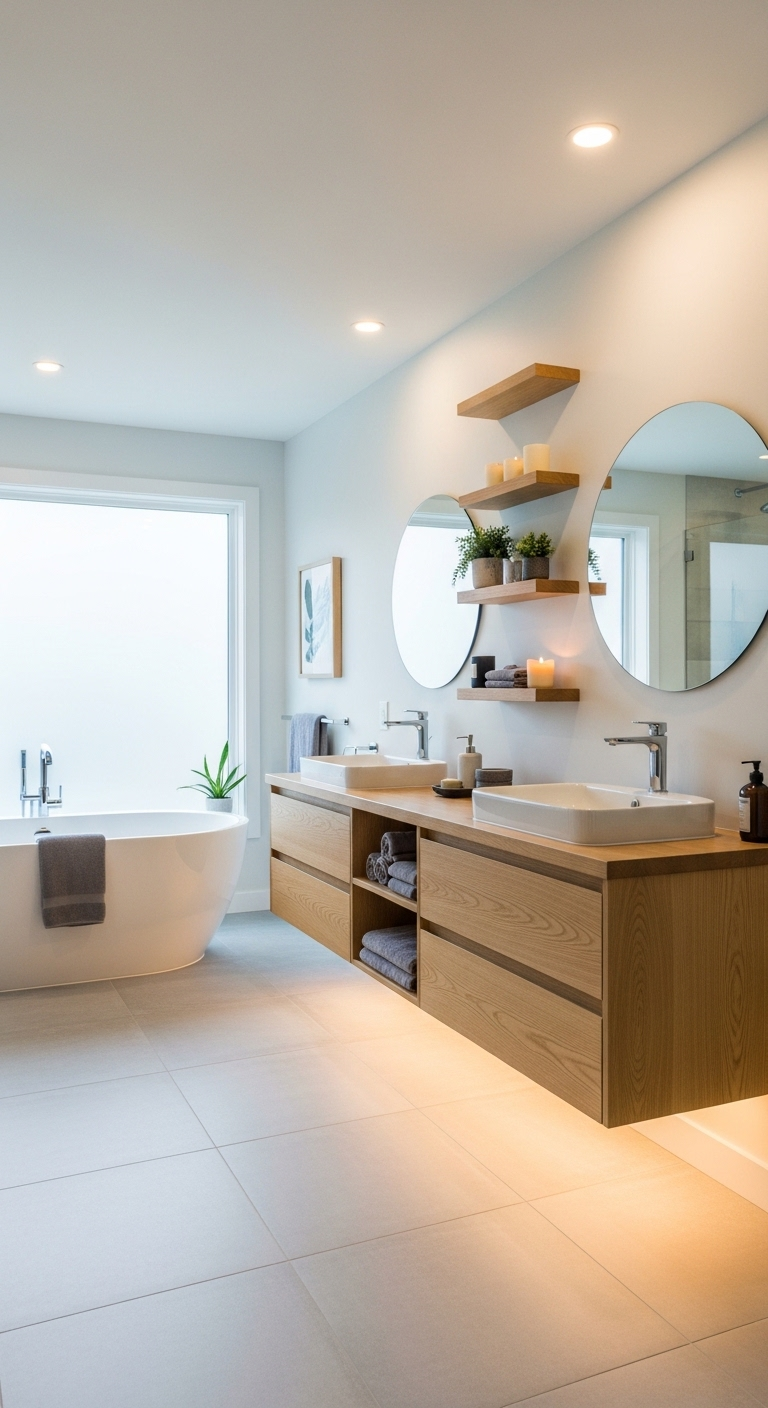 Gorgeous Couple Bathroom Decor Ideas That Blend Style and Function 15 image 106