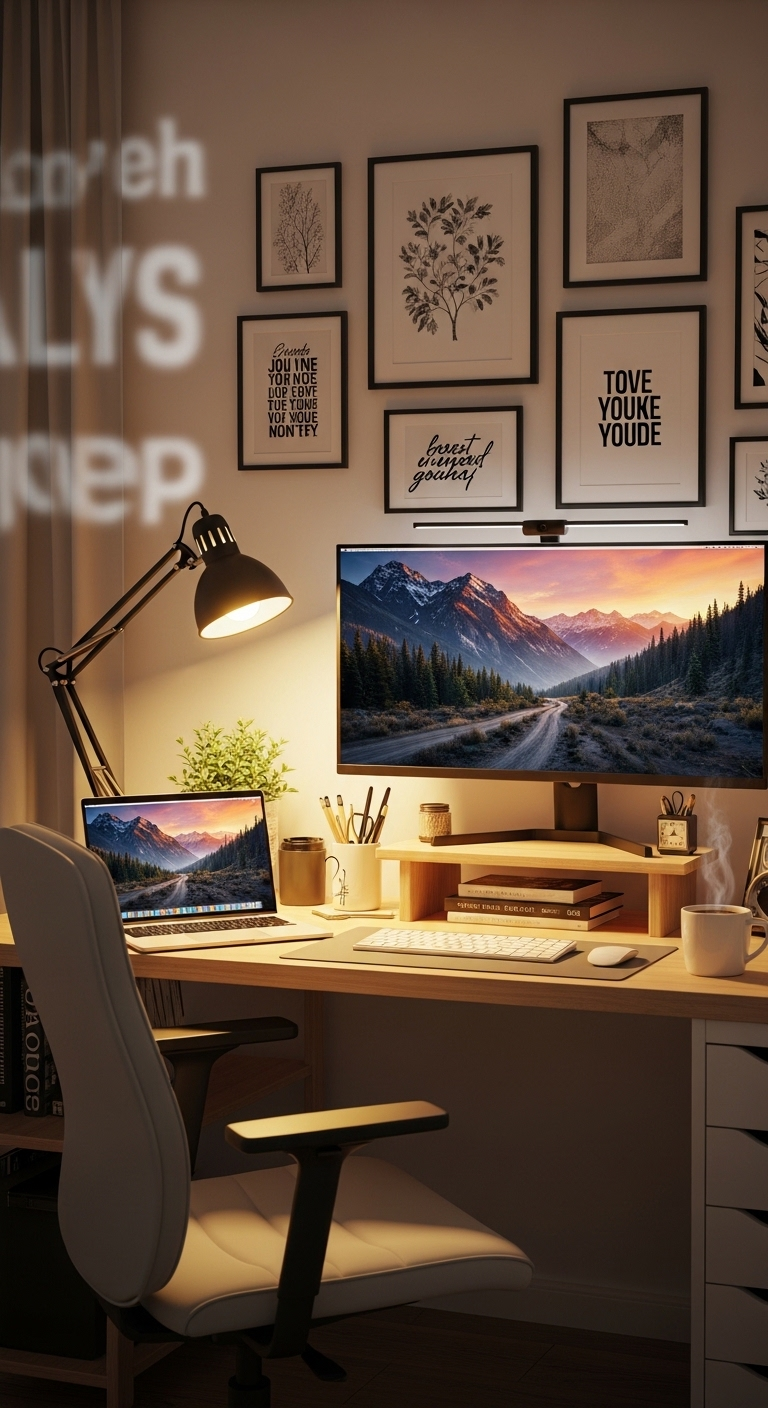 Transform your boring desk setup into a stylish & motivating workspace 8 image