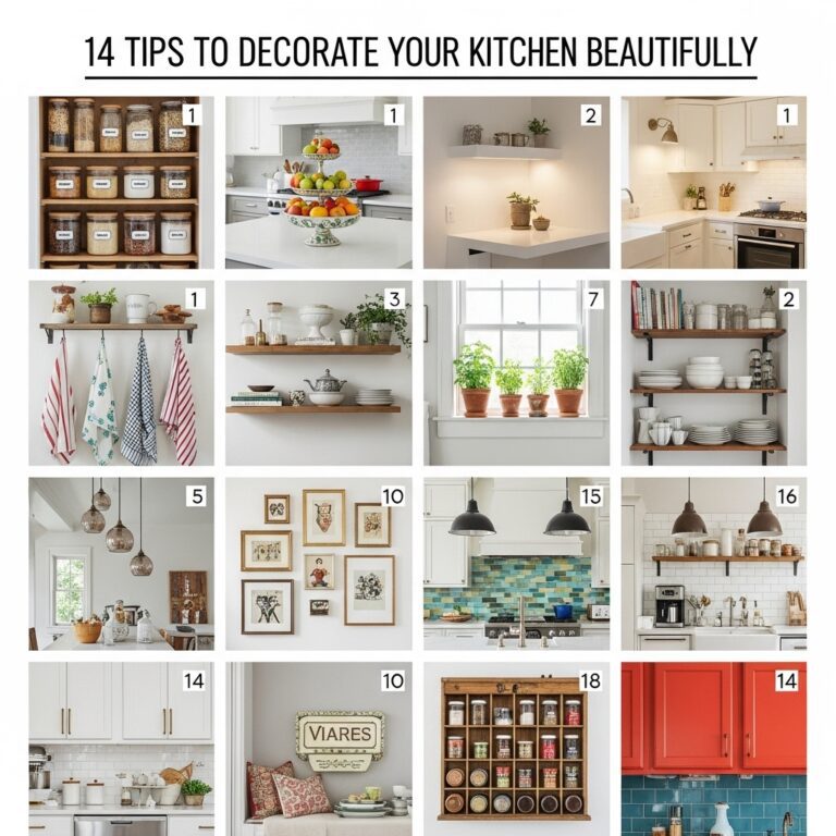 14 Tips to Decorate Your Kitchen Beautifully