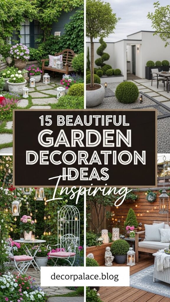 15 Garden Decoration Ideas How Can I Decorate My Garden Beautifully