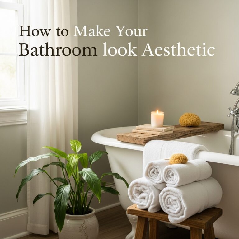 How to Make Your Bathroom Look Aestheticfhfhg
