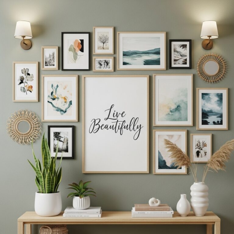 How to Decorate Your Living Room or Bedroom Wall Beautifully