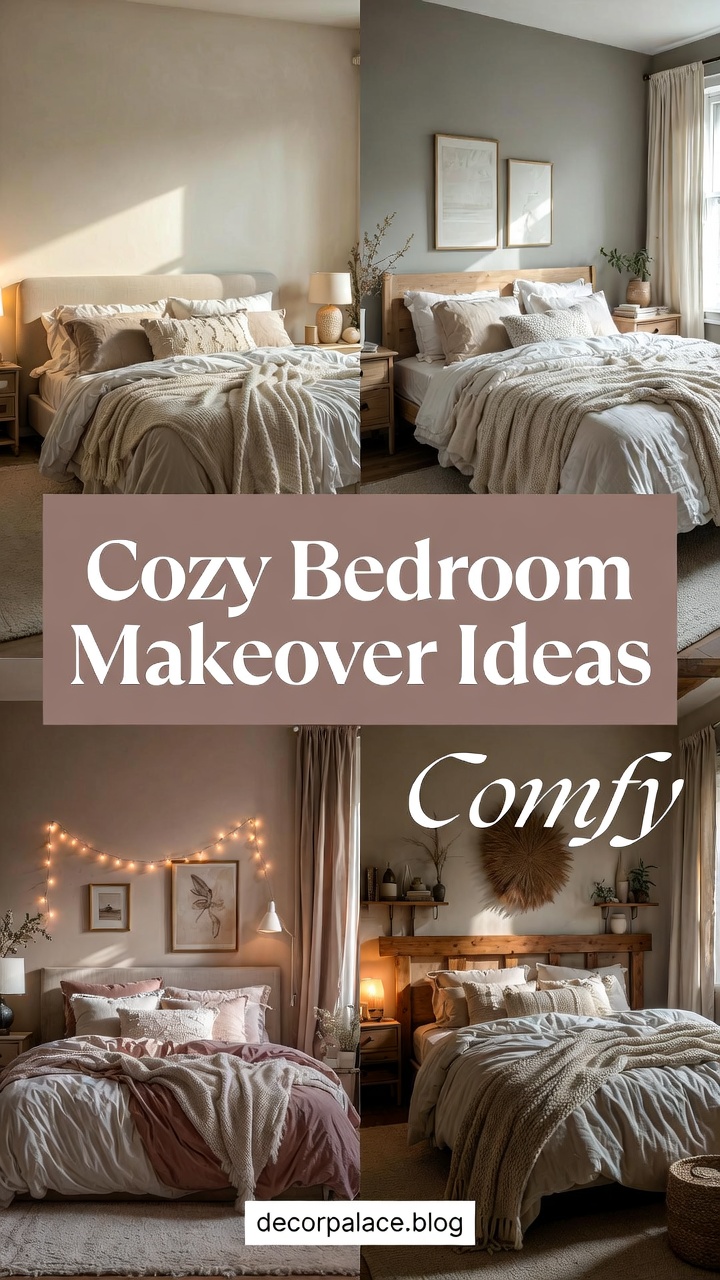 19 Cozy Bedroom Makeover Ideas Youll Love