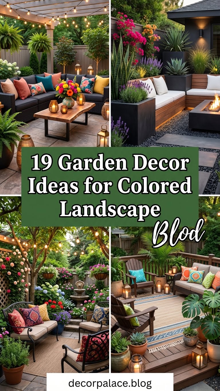 19 Garden Decor Ideas for a Bold, Color-Filled Landscape 2 19 Garden Decor Ideas for a Bold Color Filled Landscape
