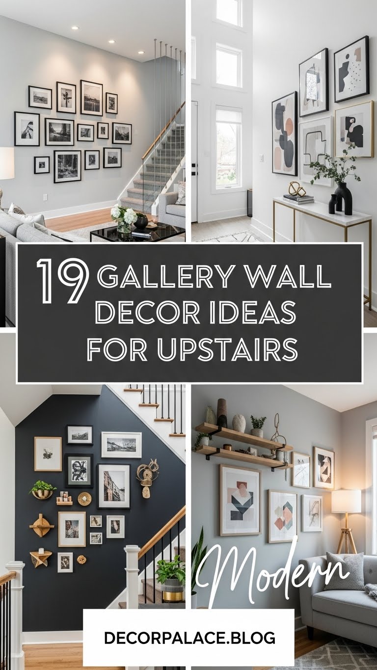19 Modern Wall Decor Ideas for Upstairs Gallery Spaces