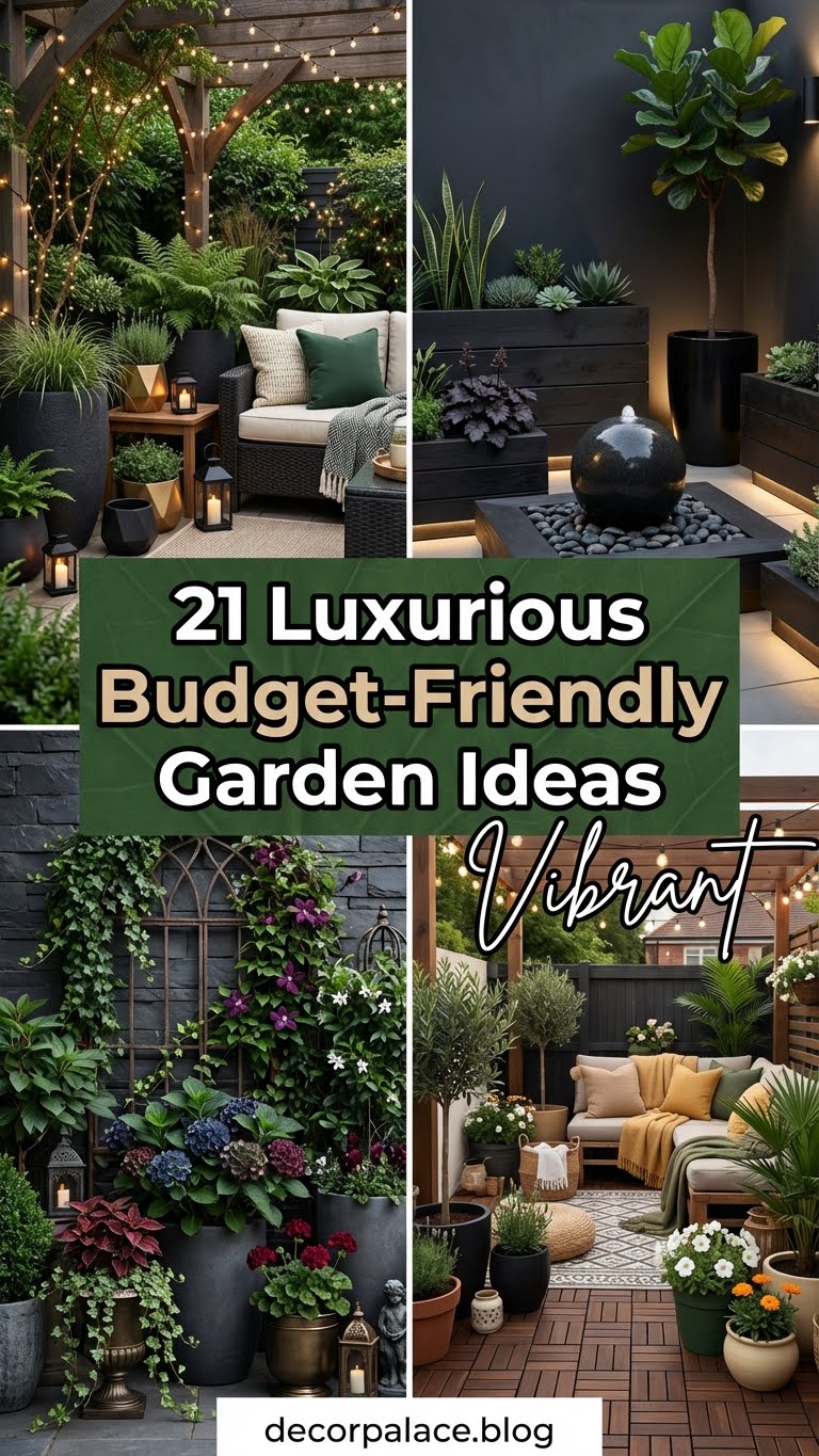 21 Budget Friendly Garden Ideas That Feel Luxurious