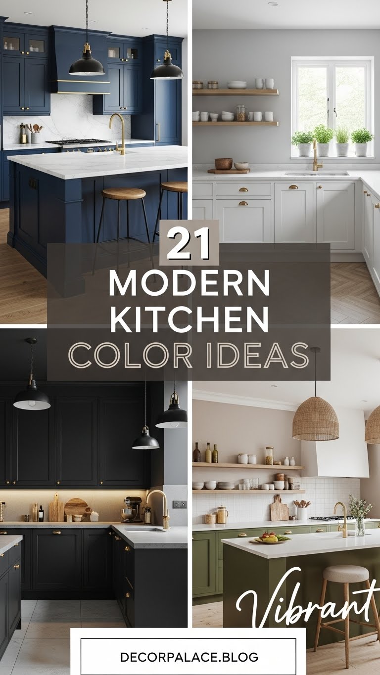21 Modern Kitchen Color Ideas