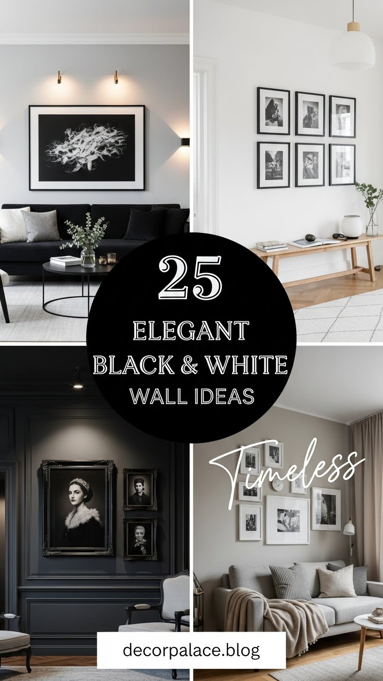 Timeless Beauty 25 Black and White Photography Wall Decoration Ideas