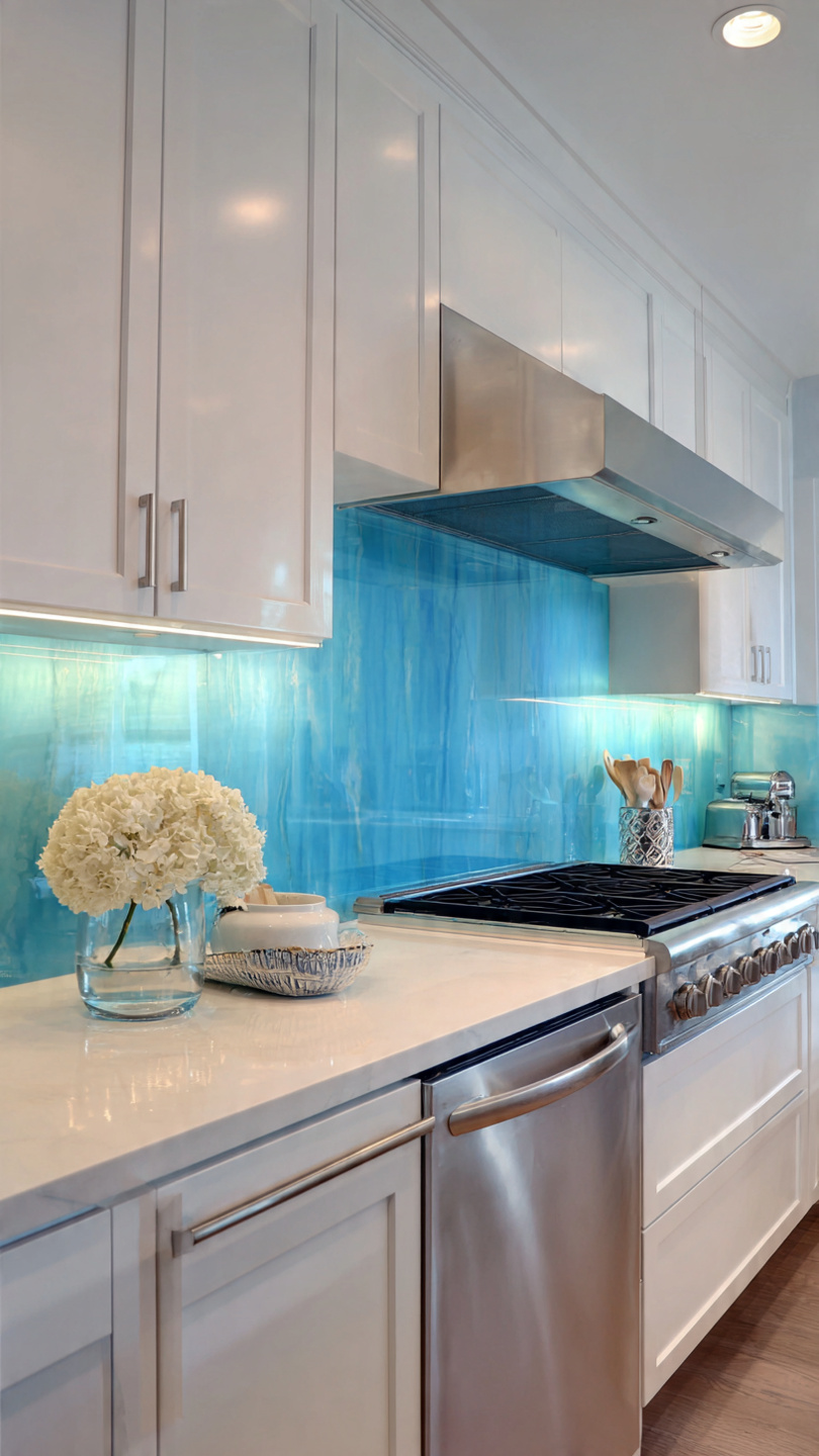 glass backsplashes for easy maintenance and shine 1