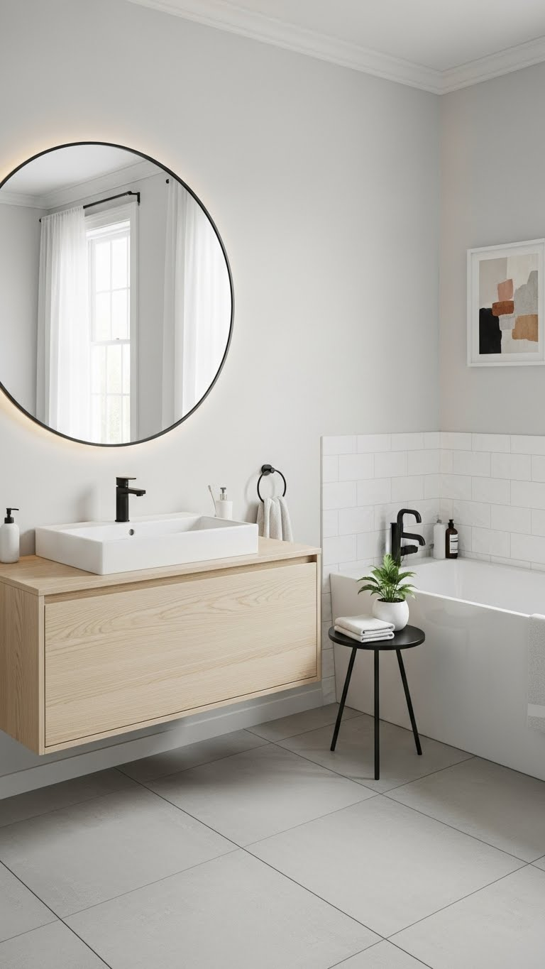 Create a Clean and Calm Bathroom with Minimalist Design 3 image 315