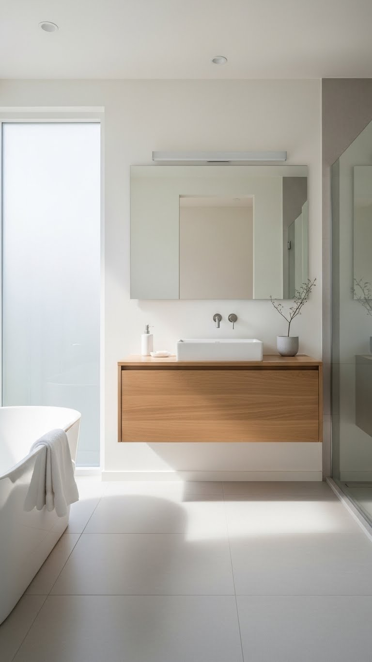Create a Clean and Calm Bathroom with Minimalist Design 5 image 319