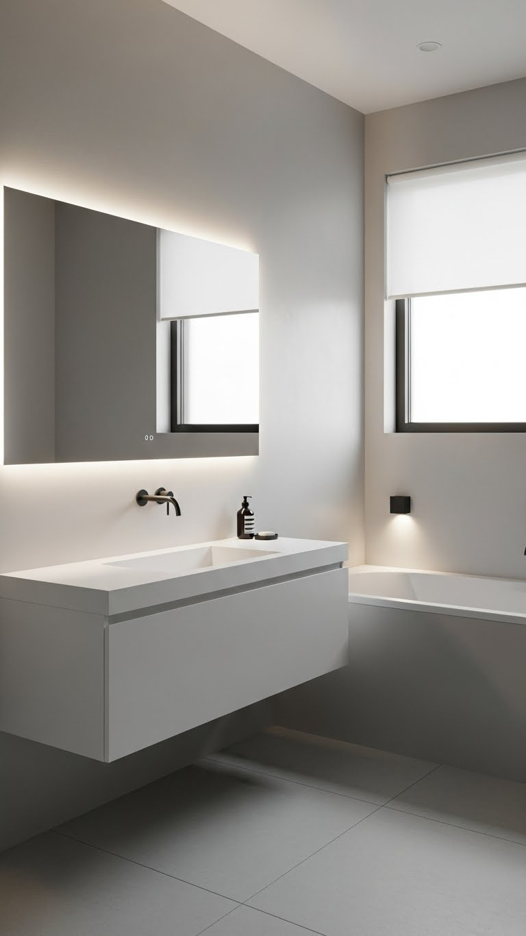 Create a Clean and Calm Bathroom with Minimalist Design 8 image 323
