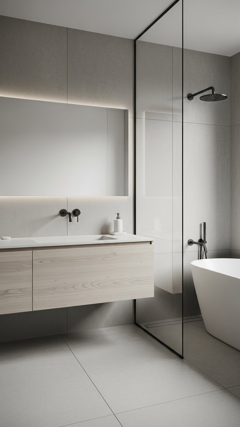 Create a Clean and Calm Bathroom with Minimalist Design 11 image 329