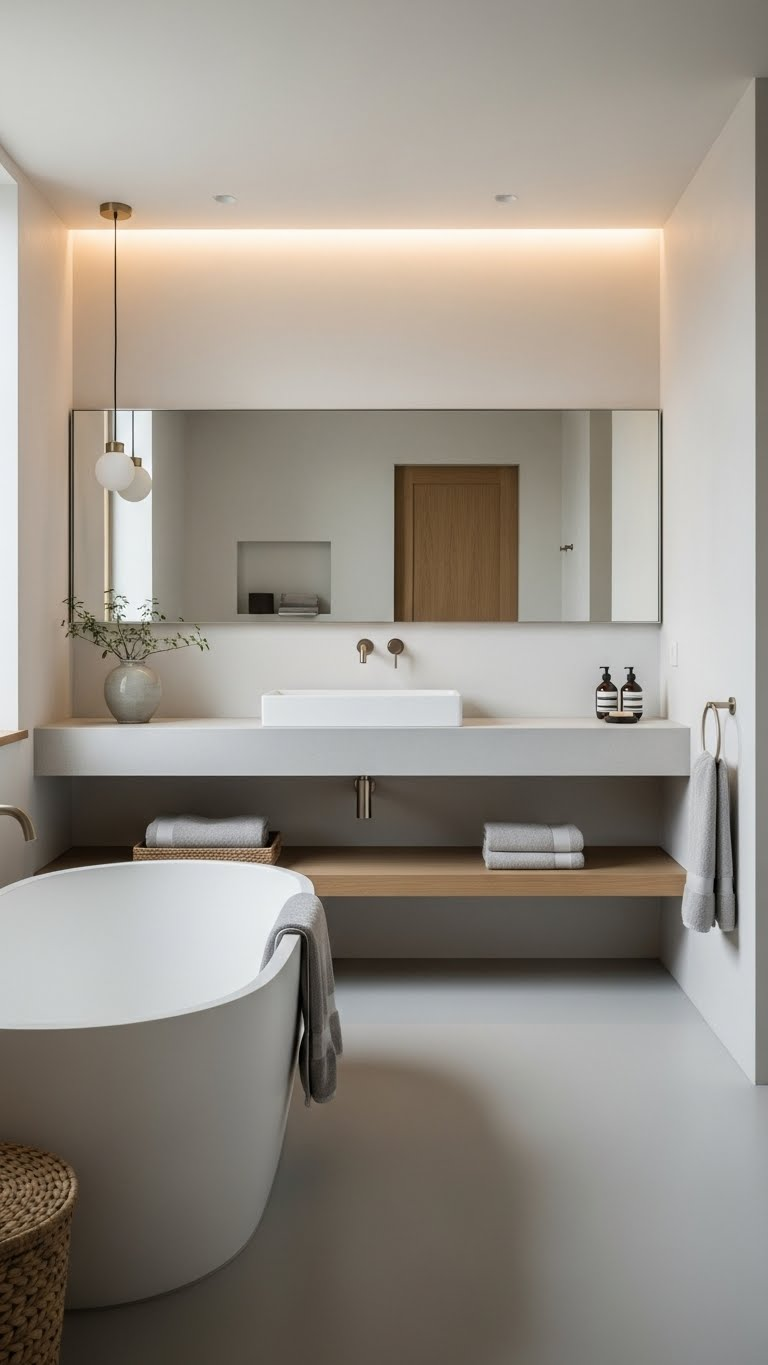 Create a Clean and Calm Bathroom with Minimalist Design 12 image 331