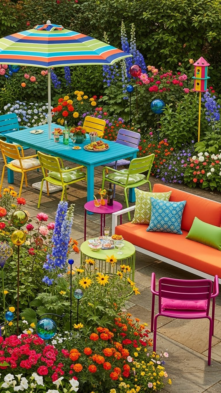 19 Garden Decor Ideas for a Bold, Color-Filled Landscape 5 image 669