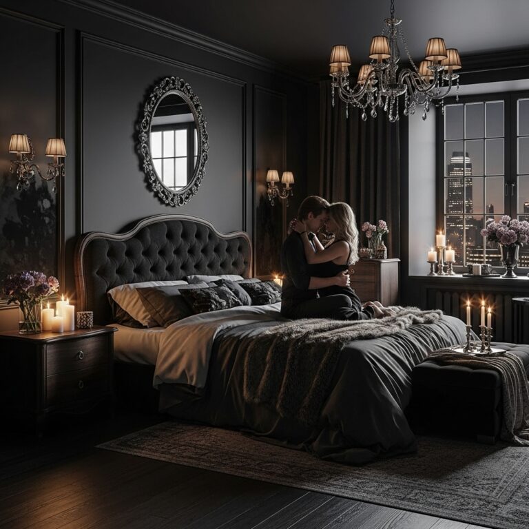 28 Dark Luxury Moody Couple Bedroom Decor Ideas That Are Pure Goals