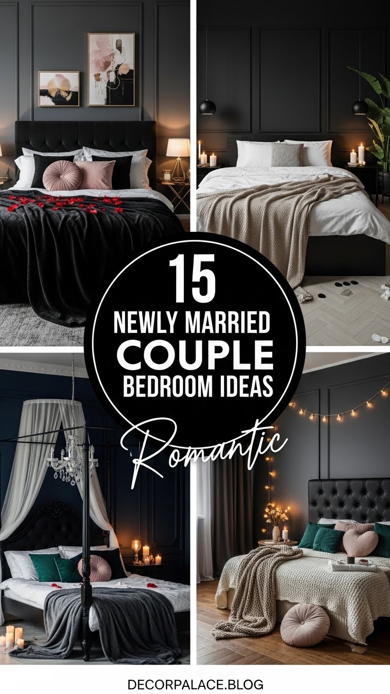 15 newly married couple romantic bedroom ideas