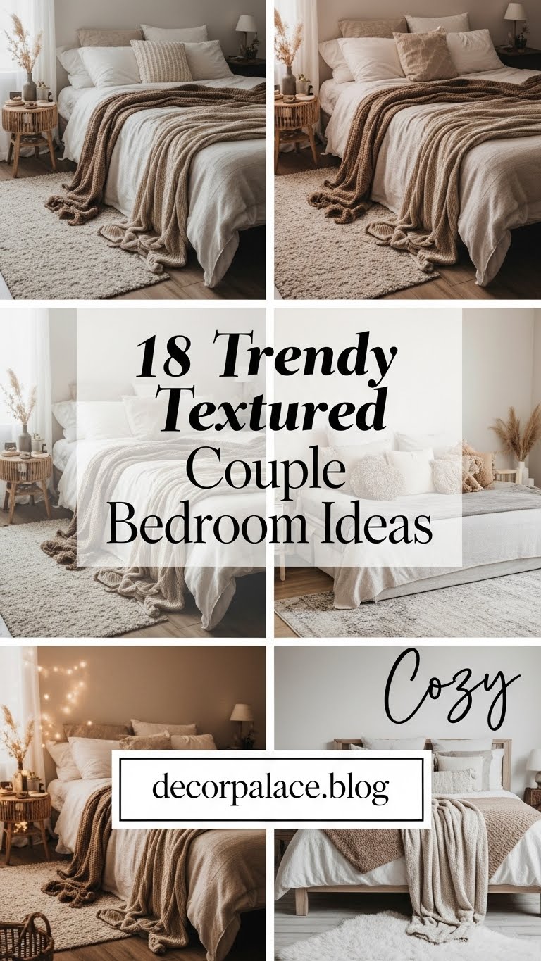 18 Cozy Textured Couple Bedroom Trend Ideas You Need to Try Right Now