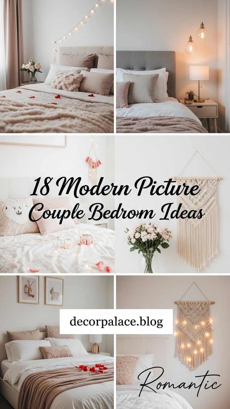 18 Modern Romantic Picture Couple Bedroom Ideas to Transform Your Love Nest 1